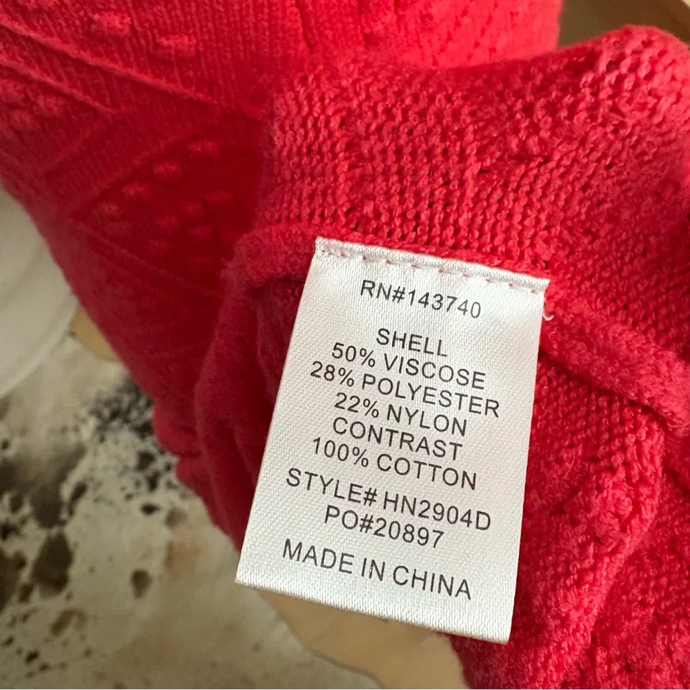 TUCKERNUCK Hyacinth House Watermelon Knit Hollis Halter Dress Size Small - Picture 8 of 9